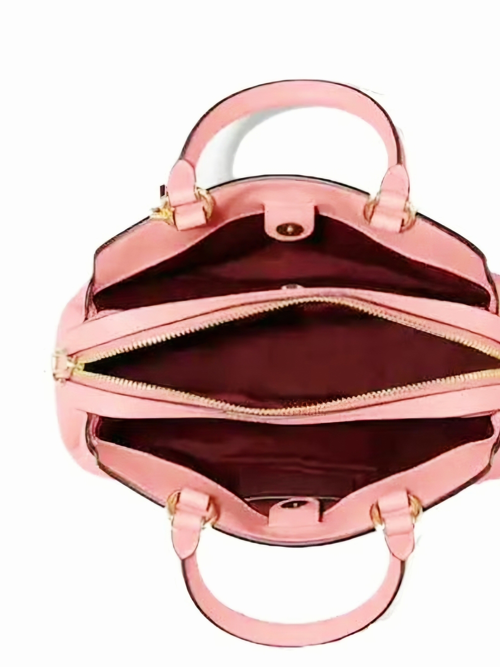Coach Pink Leather Top-Handle Satchel - Picture 2 of 5